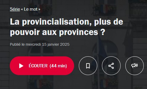 France Inter Libérons les Provinces